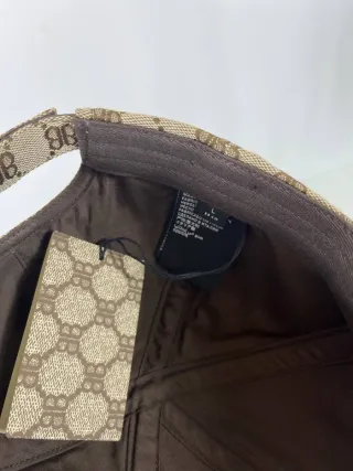 Gorra Gucci x Balenciaga Beige/Marrón