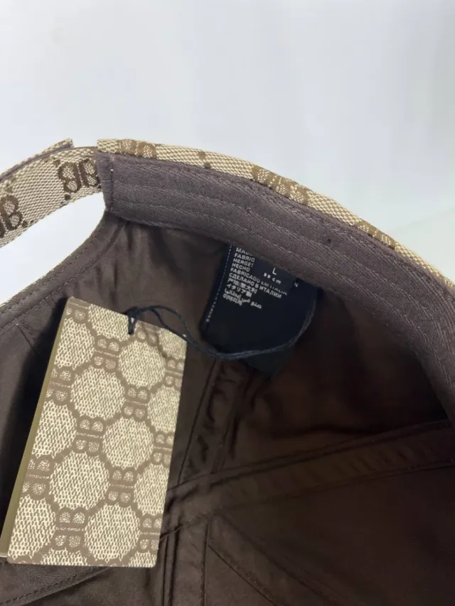 Gorra Gucci x Balenciaga Beige/Marrón