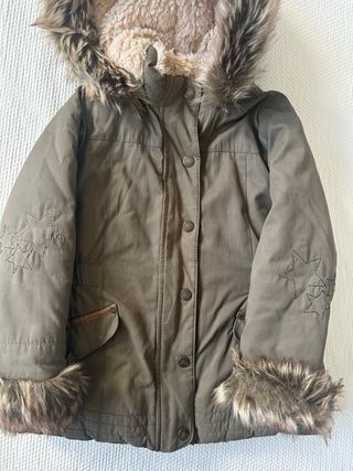 Cazadora niña SPROTES verde oliva