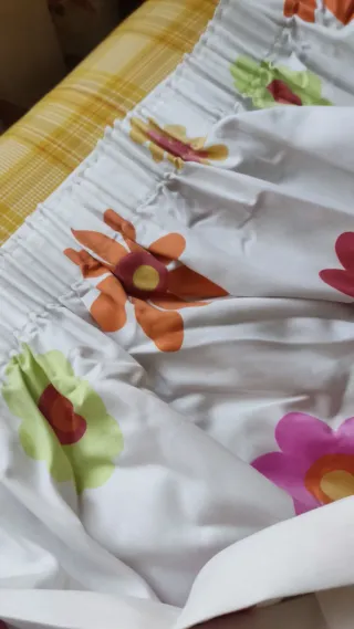 Tessuto per tenda con fiori