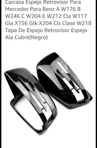 Carcasas Espejo Retrovisor Mercedes Negro