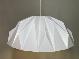 Lampadario Led acrilico oro/bianco