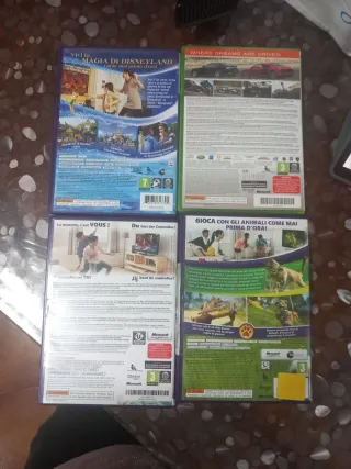 Lotto di 4 giochi per Xbox 360 Kinect