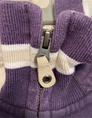 Felpa La Martina Viola con Zip