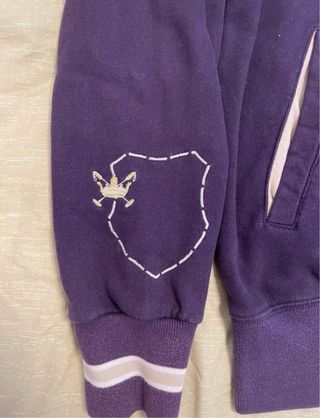 Felpa La Martina Viola con Zip