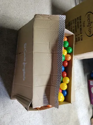 Bolas de plástico para niños 6 cm