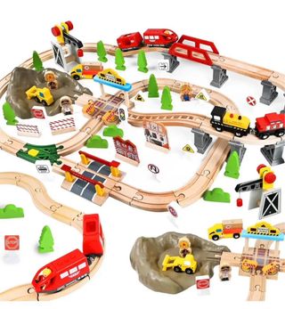 Set Treni in Legno per Bambini