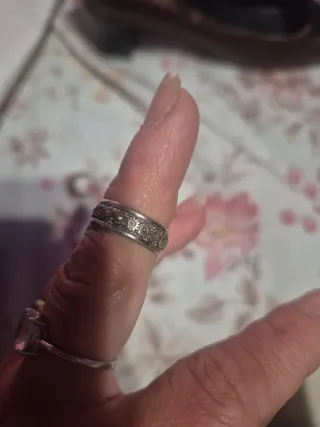 Anillo Plata Vintage Diseño Floral