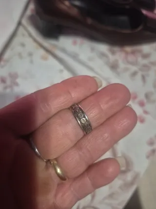 Anillo Plata Vintage Diseño Floral