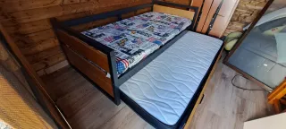 Sofá Cama Nido Madera y Metal