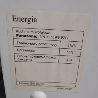 Microondas Grill Panasonic Blanco