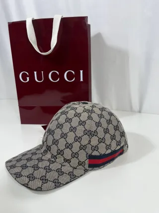 Gorra Gucci Beige y Marrón
