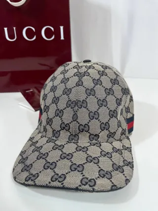 Gorra Gucci Beige y Marrón