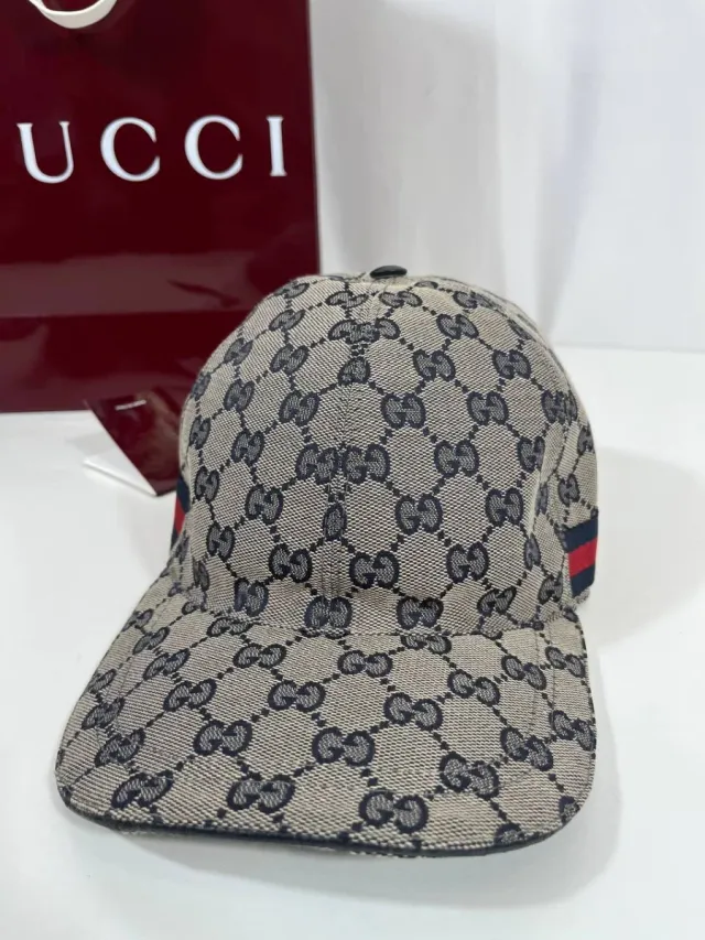 Gorra Gucci Beige y Marrón