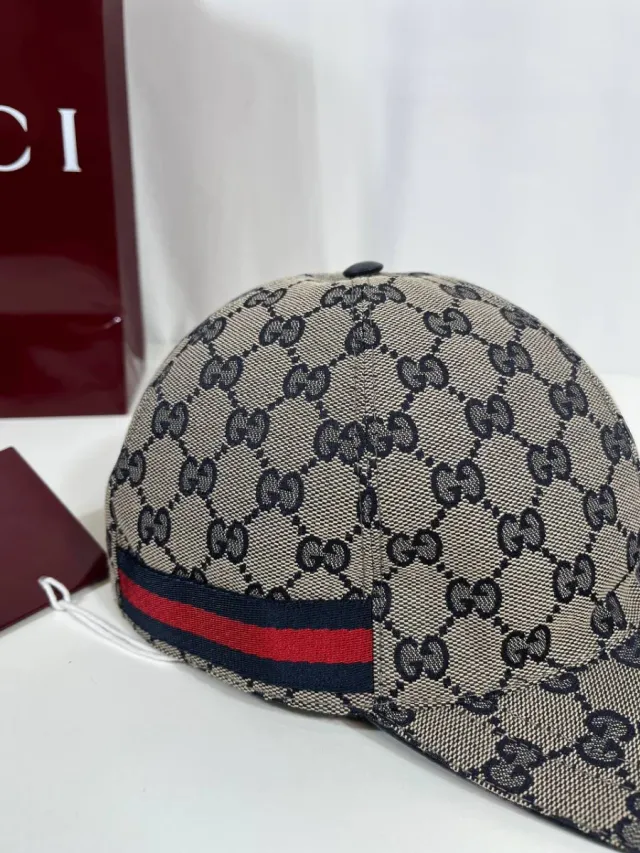 Gorra Gucci Beige y Marrón
