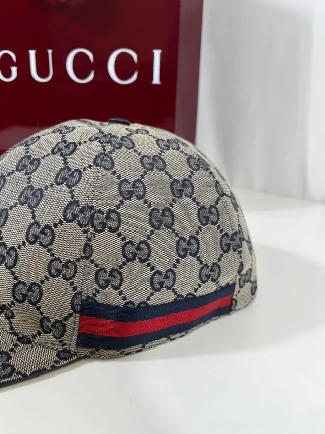 Gorra Gucci Beige y Marrón