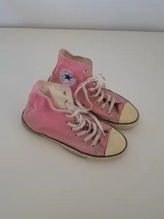 Zapatillas Converse Altas Rosas