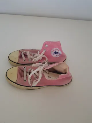 Zapatillas Converse Altas Rosas