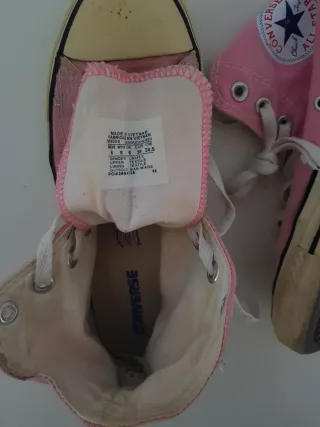 Zapatillas Converse Altas Rosas