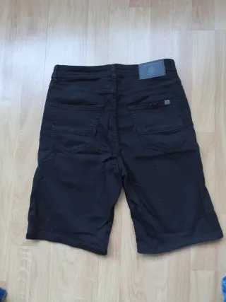Pantalón corto vaquero Springfield negro