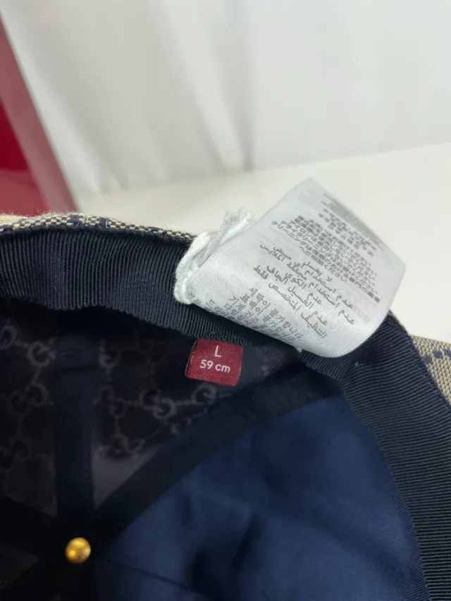 Gorra Gucci Beige y Roja