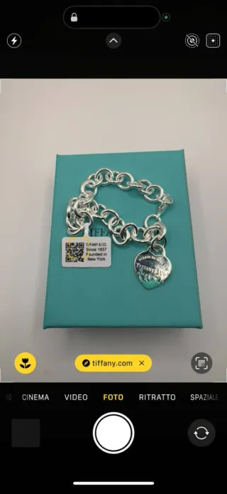 Bracciale Tiffany & Co. Splash Argento Blu