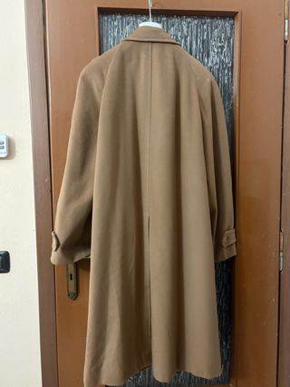 Capotto uomo beige l