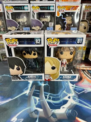 Funko Pop! Sword Art Online Kirito 82 & Asuna 81