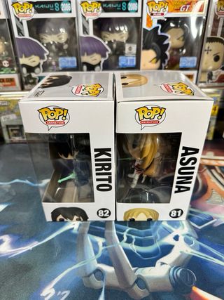 Funko Pop! Sword Art Online Kirito 82 & Asuna 81