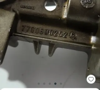 Cadena y piñón bomba aceite Renault