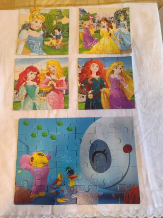 Puzzles Disney Princesas y Pocoyó