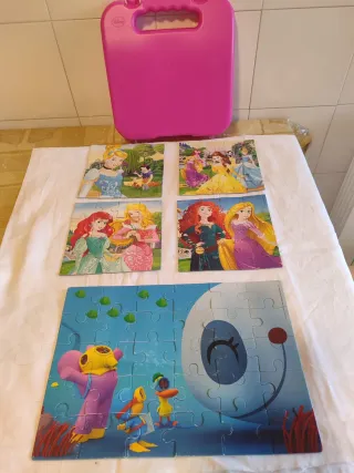 Puzzles Disney Princesas y Pocoyó