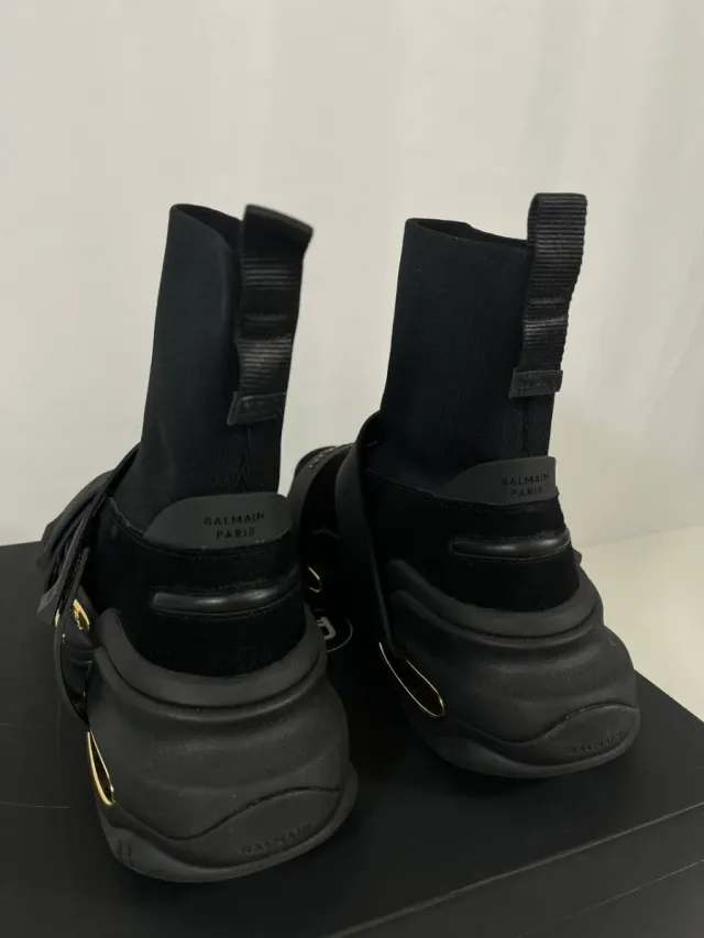 Zapatillas Balmain Negras y Doradas
