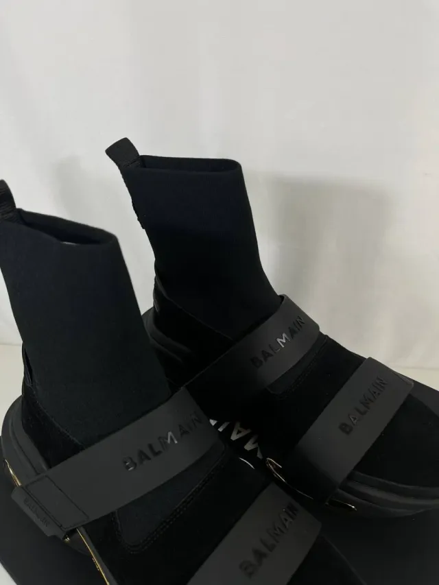 Zapatillas Balmain Negras y Doradas