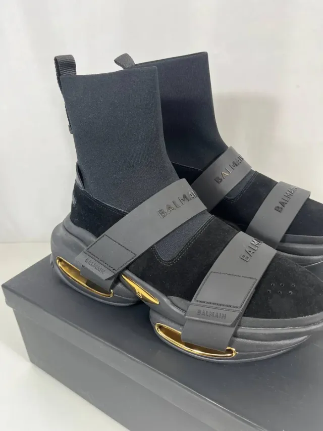 Zapatillas Balmain Negras y Doradas