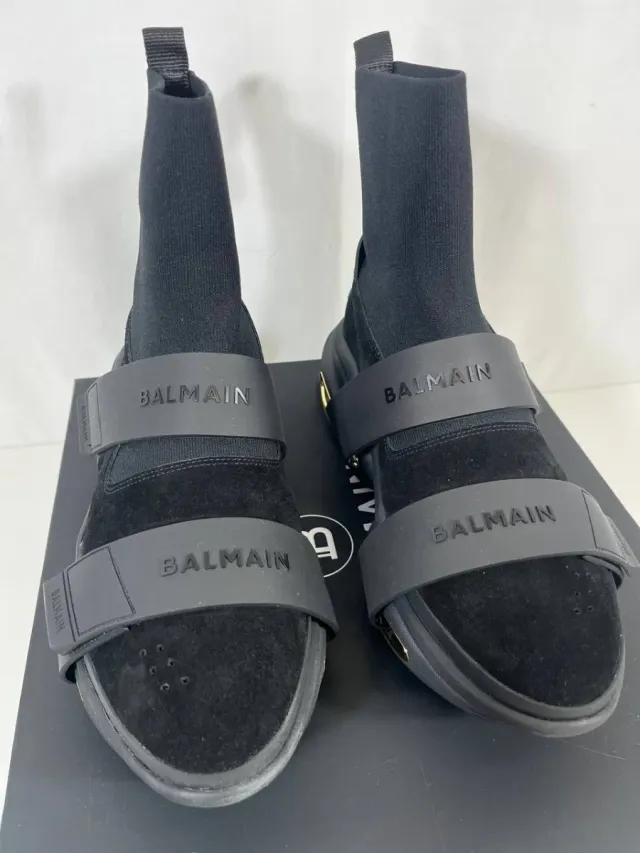 Zapatillas Balmain Negras y Doradas