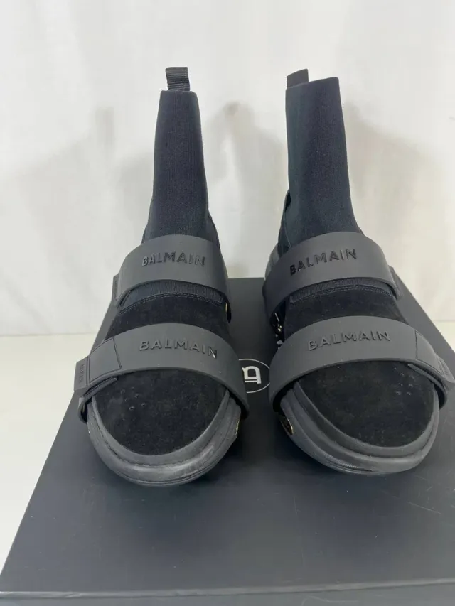 Zapatillas Balmain Negras y Doradas
