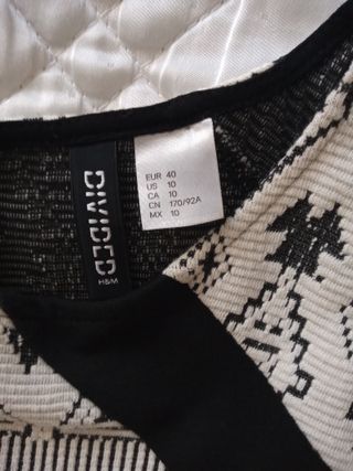 Vestito Scamiciato Panna e Nero