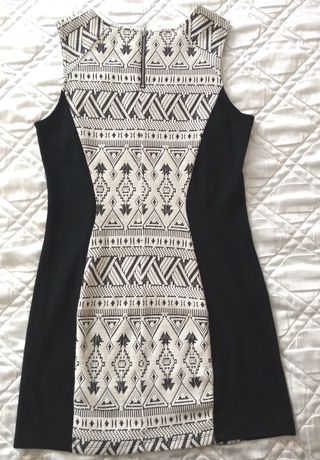 Vestito Scamiciato Panna e Nero