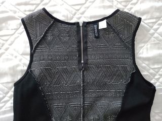 Vestito Scamiciato Panna e Nero