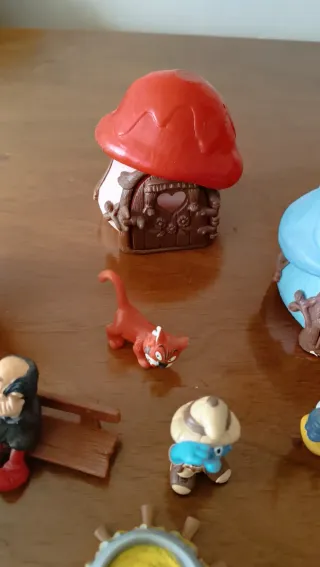 Collezione di figurine di Puffi vintage in lotto