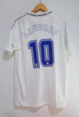 Camiseta Laudrup 10 futbol retro vintage Talla L