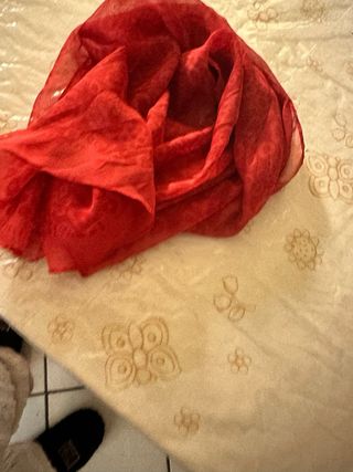 Foulard rosso Thun Natale