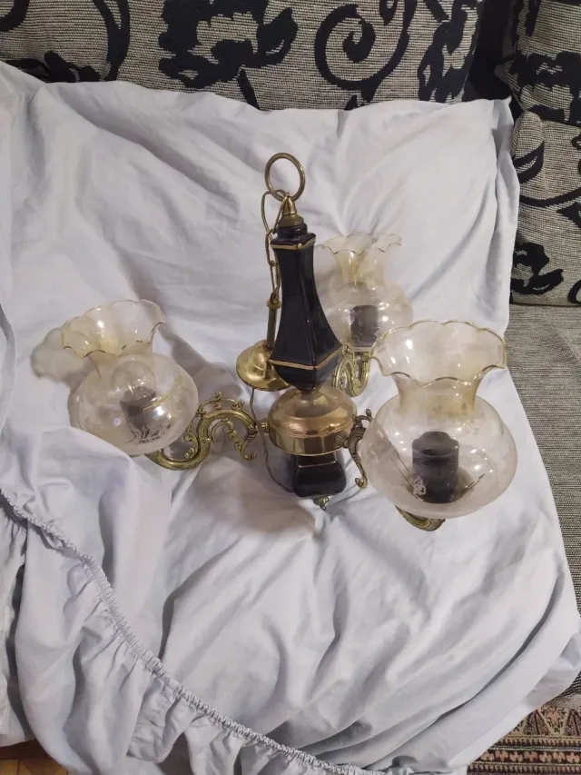 Lámparas Vintage Cristal