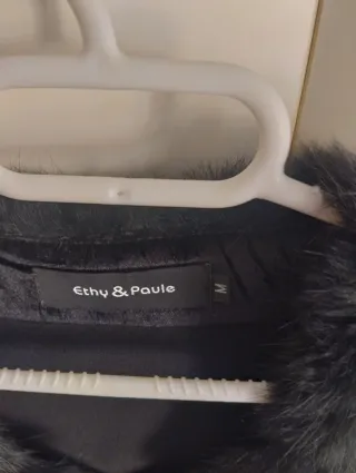 Vestido terciopelo negro Ethy & Paule Talla M