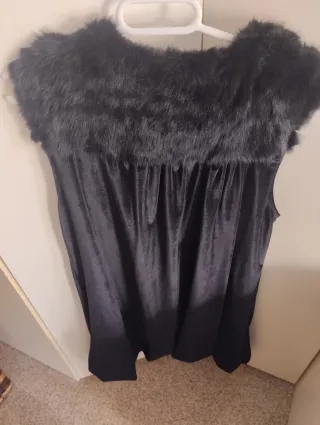 Vestido terciopelo negro Ethy & Paule Talla M