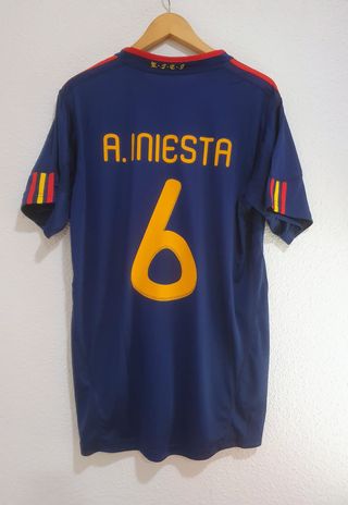Camiseta Iniesta España Mundial Sudáfrica 2010