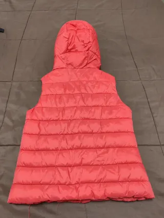 Chaleco acolchado niña rojo