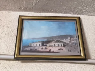 Stampa con cornice in legno