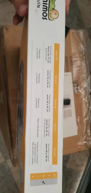 Cojin plagiocefalia bebes Mimos talla M